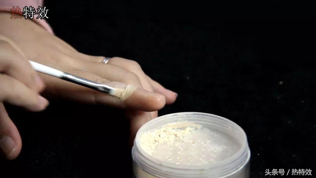 特效化妆之遮盖疤痕,化妆特效逼真