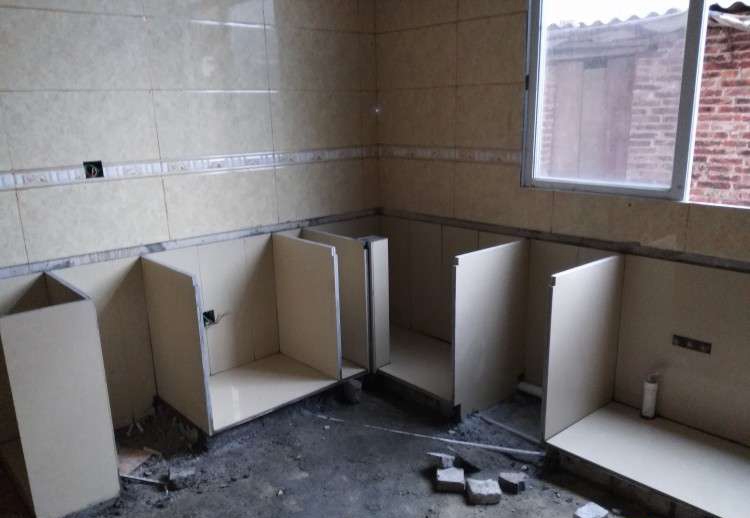 做瓷砖橱柜的全部流程,全水泥瓷砖橱柜