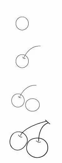 瓜果蔬菜简笔画大全最简单漂亮,儿童简笔画水果5-7岁简单入门