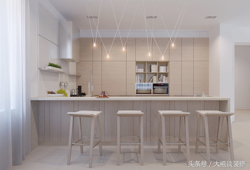 原木色木门搭配白色踢脚线,白色的墙木门颜色搭配效果图