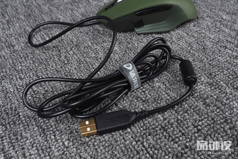 达尔优牧马人em915鼠标拆解,达尔优em915黑色裂纹版游戏鼠标