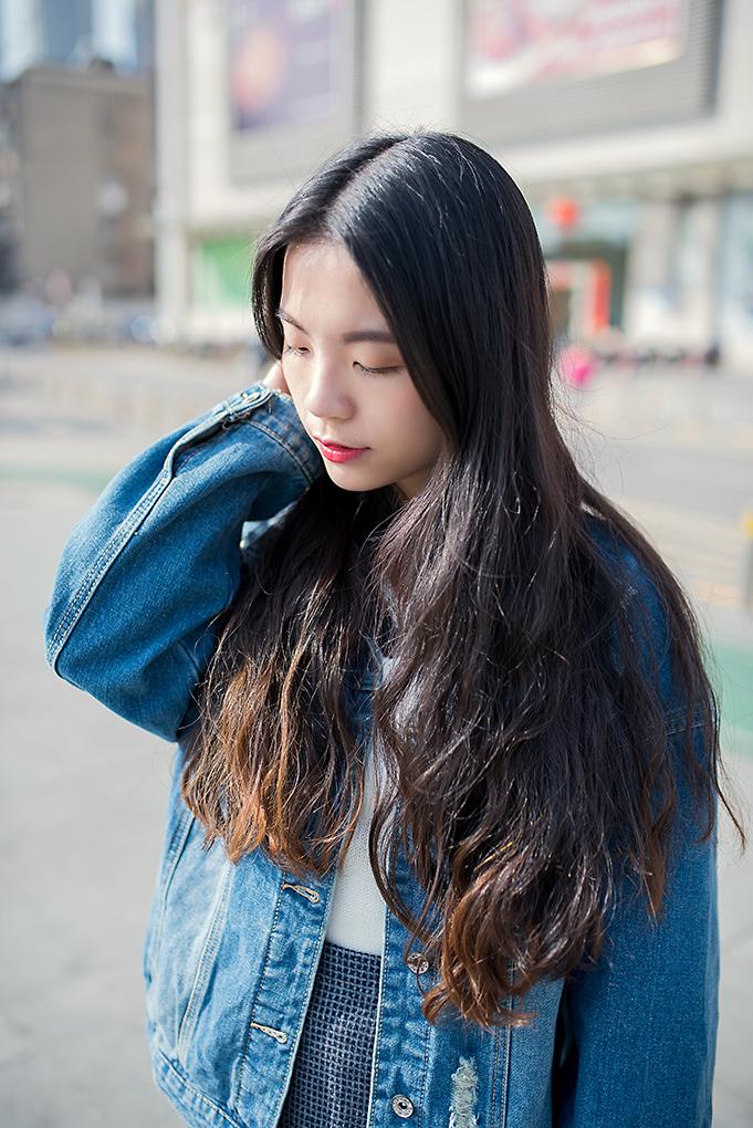 牛仔衣内搭针织衫,加厚加绒女款内搭针织衫牛仔衣