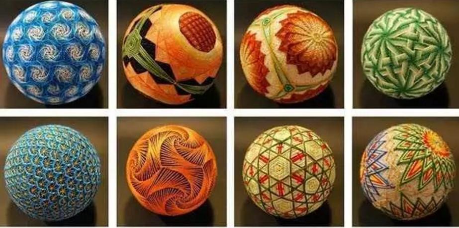 手鞠球制作图案图纸,手鞠球漩涡制作教程