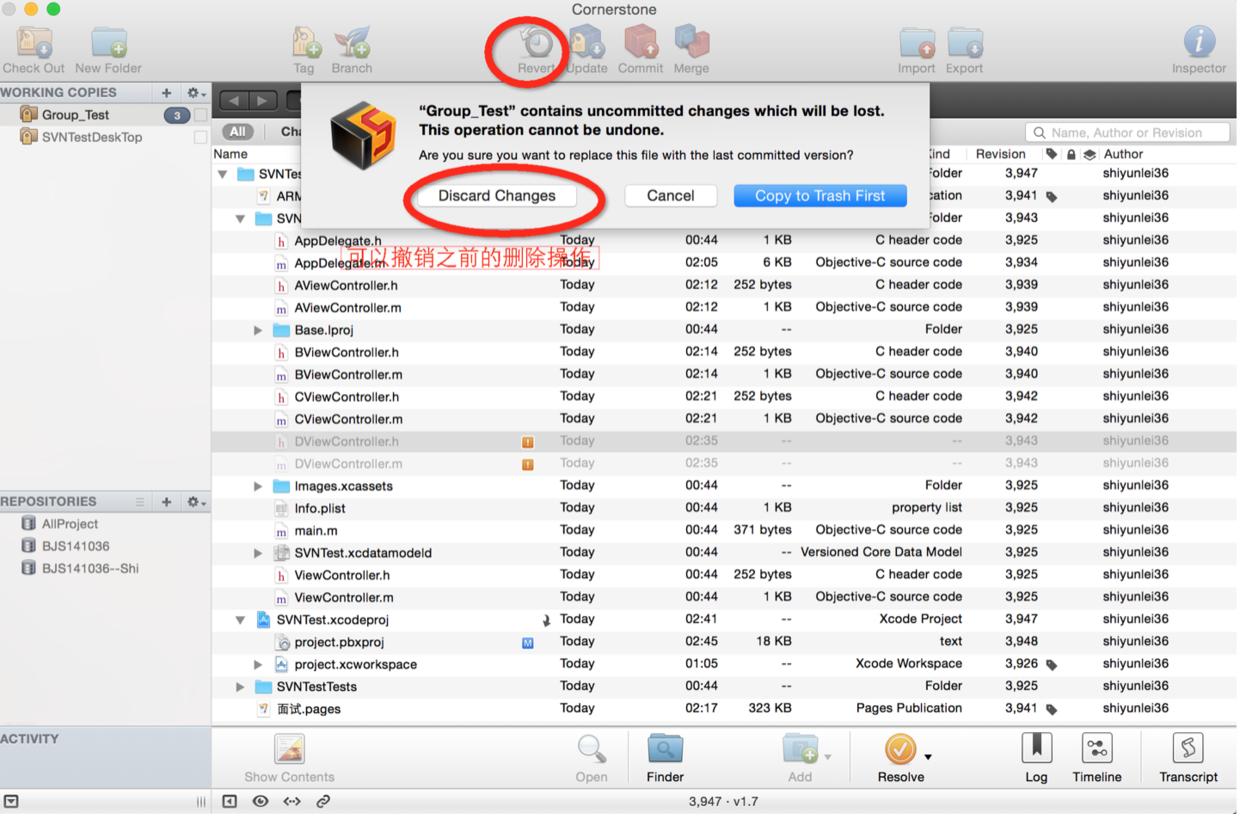 svn小乌龟使用方法,svnrevert怎么使用