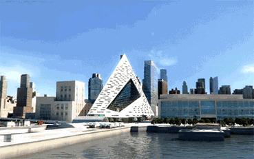 这个人在纽约最贵的地方，为穷人建了座金字塔