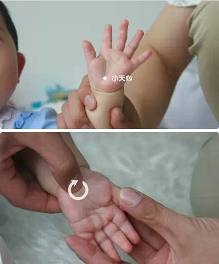 小儿推拿止咳化痰手法图解,小儿推拿三分钟退烧手法图解