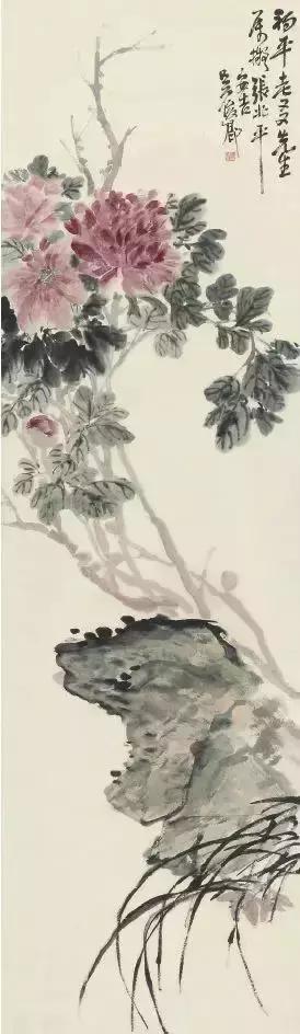 吴昌硕的作品哪个好,吴昌硕牡丹作品图片