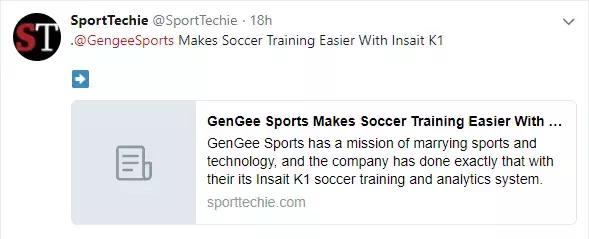 美国知名运动科技媒体专题报道INSAITK1|足球训练更得心应手
