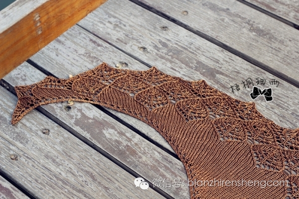 梧桐细雨钩针叶子披肩教程,梧桐细雨披肩编织大全视频