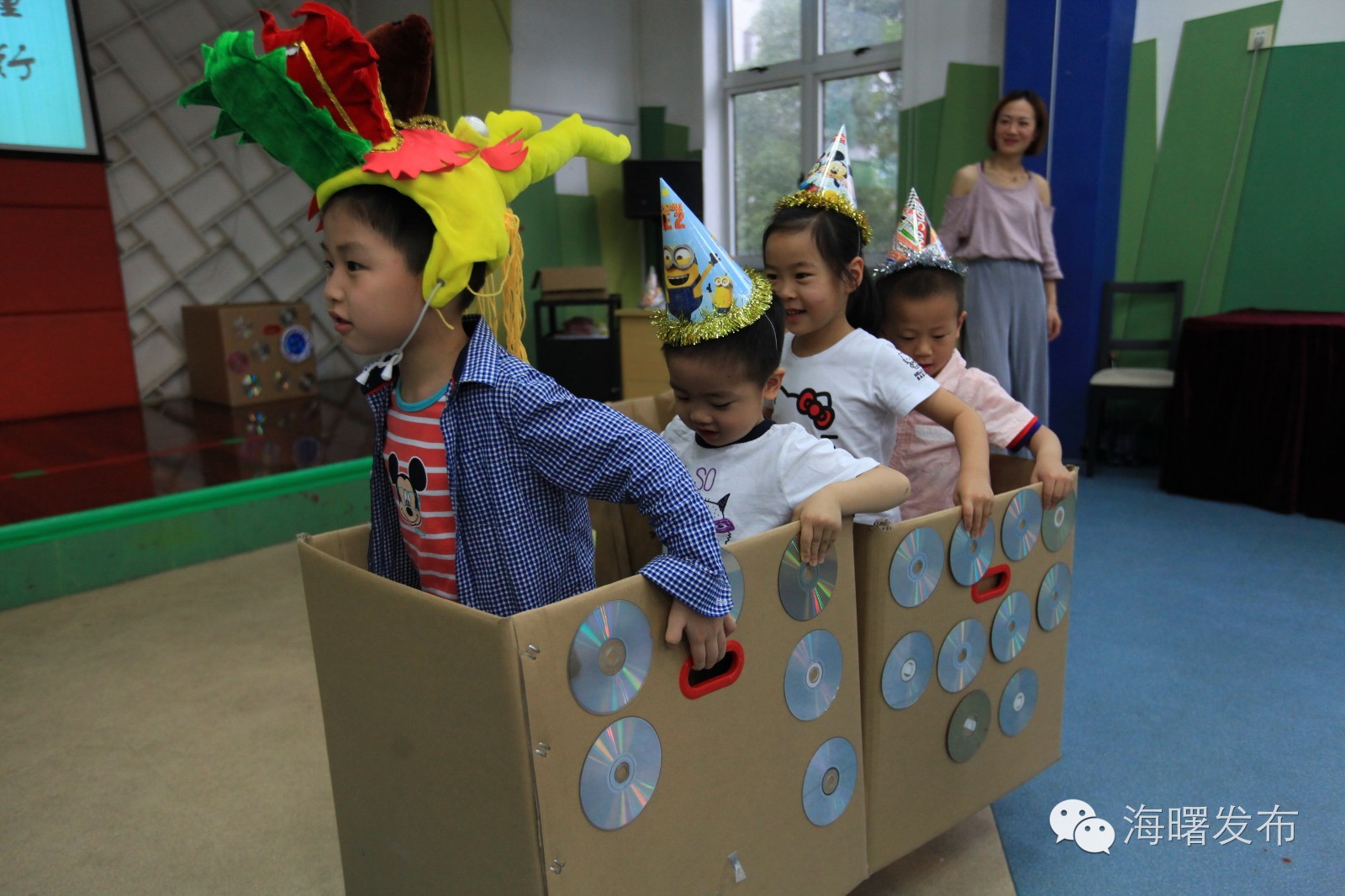 小朋友们花式过六一,宁波海曙文武学校六一表演