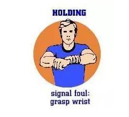 裁判手势判罚教学,NBA裁判判罚手势