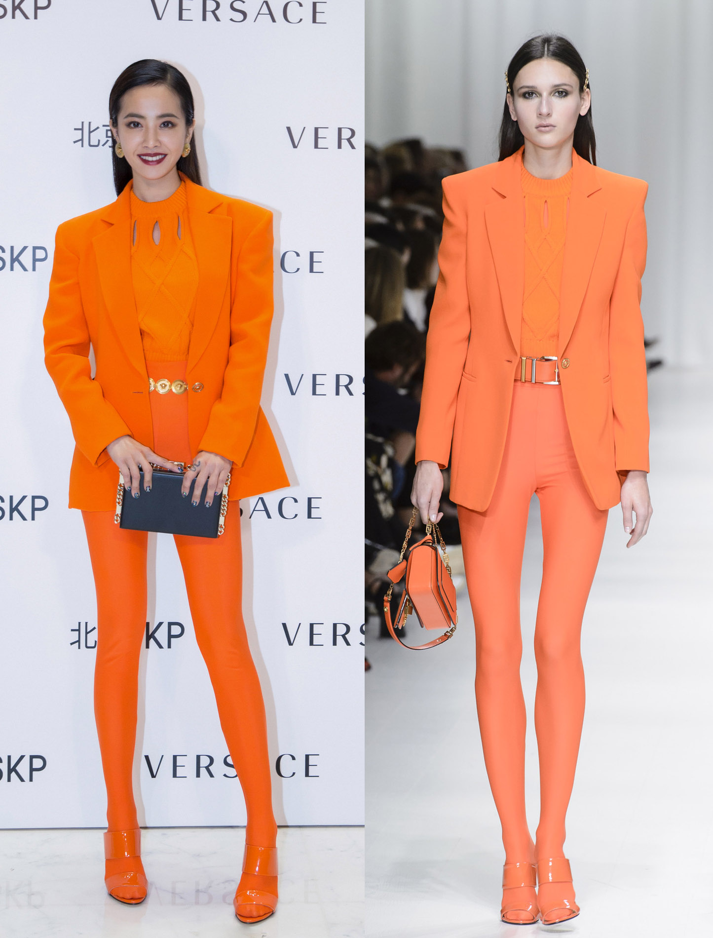 蔡依林丸子头发色,蔡依林花格子