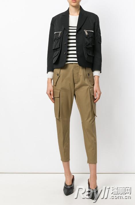 孙怡穿毛边裤子,孙怡穿黑色裤子