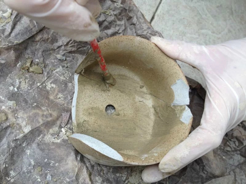 怎样修补破损瓷盆,陶瓷花盆怎么改缺口盆