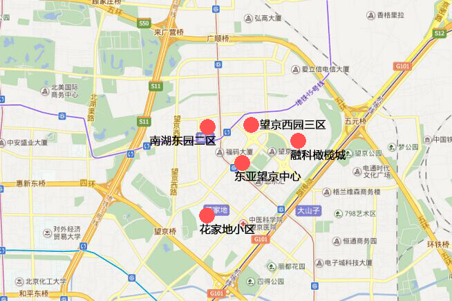 望京知语城二手房,望京二手房价格300-400之间