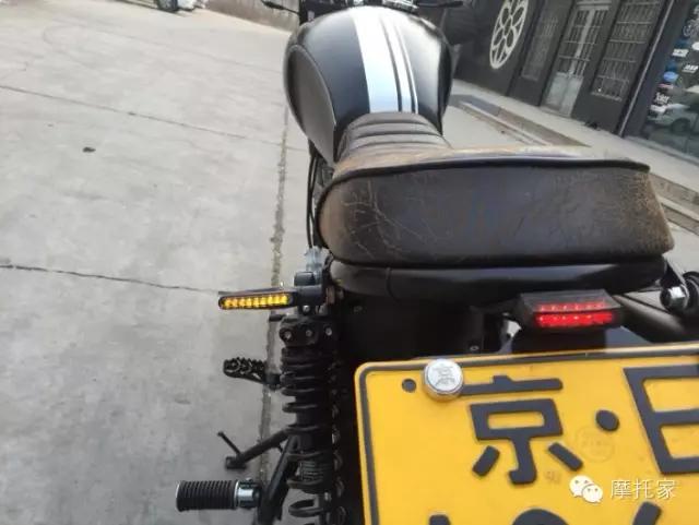 鑫源400复古摩托车改装案例,鑫源摩托复古改装