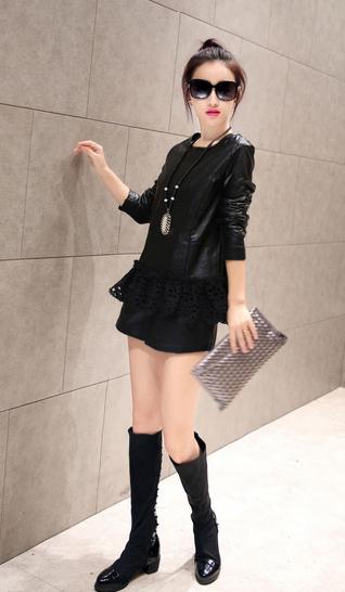 2015新款打底蕾丝长袖,今年最爆款加绒蕾丝打底