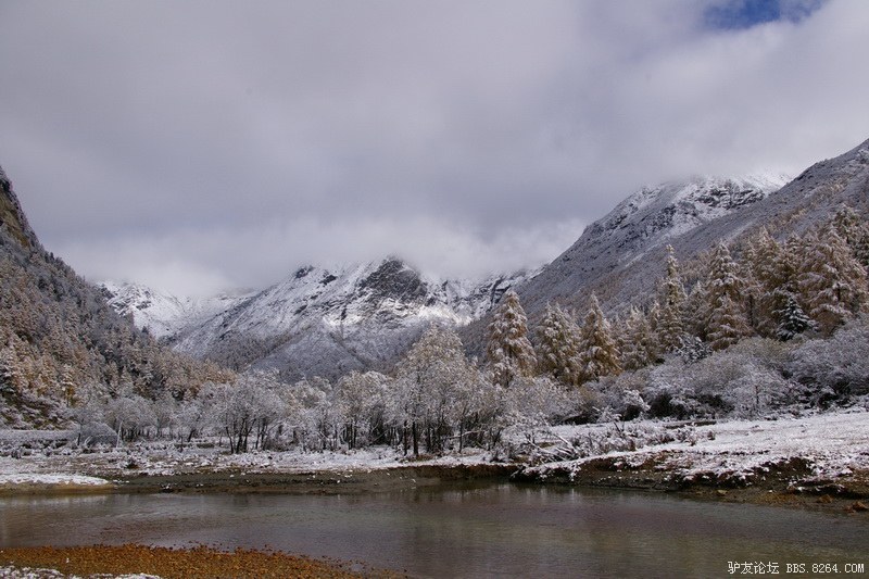 古道，细雨，暮雪-我的长坪沟半截秋色之旅