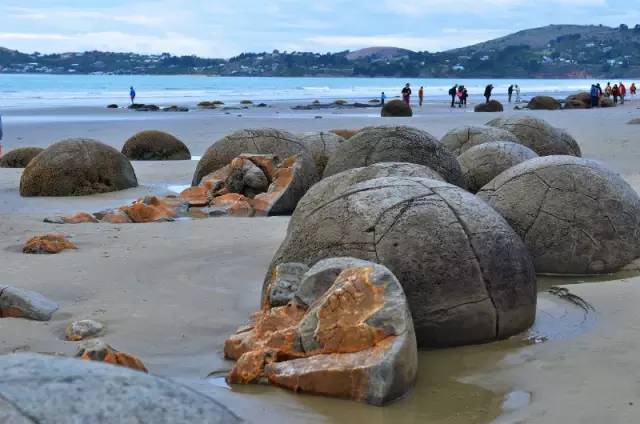 新西兰南岛摩拉基大圆石,新西兰摩拉基大圆石视频