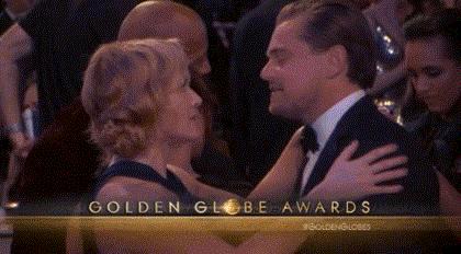 小李子奥斯卡金球奖,小李子获奥斯卡影帝颁奖时刻