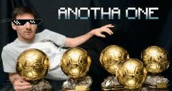 金球奖典礼梅西7次金球奖画面,梅西第7次夺得金球奖