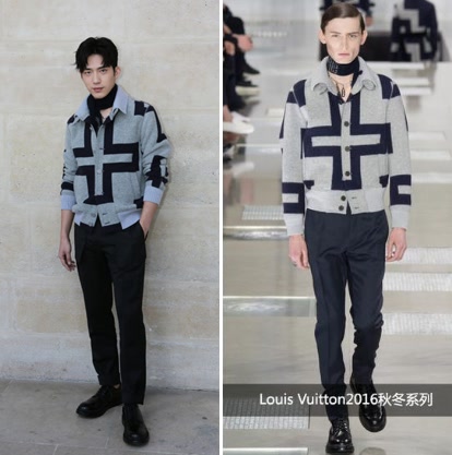 井柏然男装周放大招这美少女战士同款刘海可不是闹的