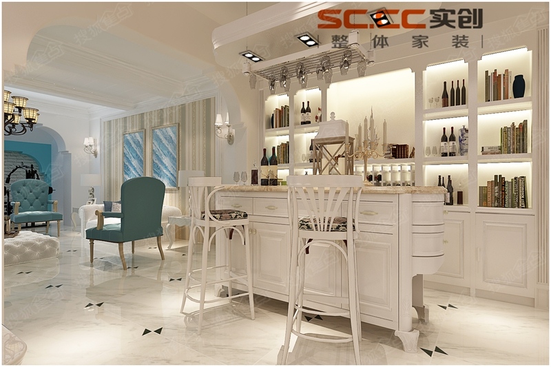 青岛红墅湾装修风格,青岛世茂意墅湾联排别墅装修