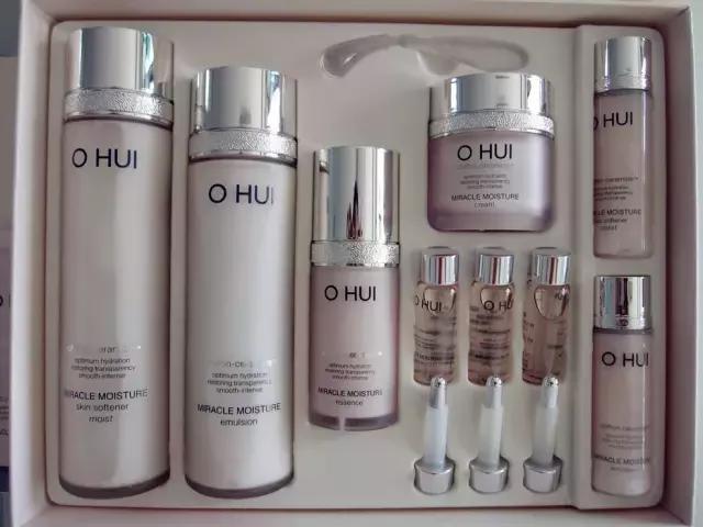 ohui粉色套盒,ohui粉色水乳套装