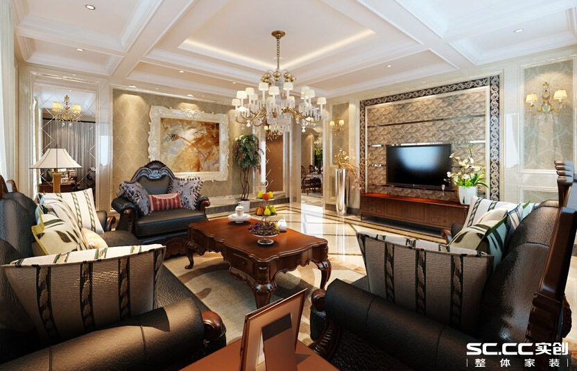 烟台装修实景案例,烟台平层装修实景案例