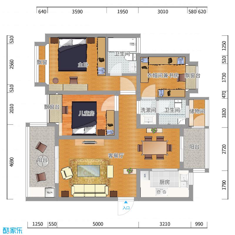 高级家装装修设计案例,家装创意案例小户型