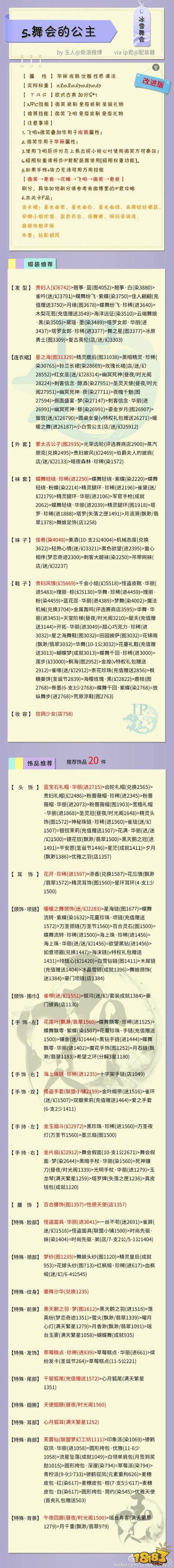 奇迹暖暖冰雪舞会第五关玩家搭配舞会的公主高分攻略大全