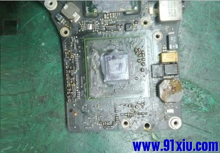 苹果A1286花屏，更换显卡故障维修案例