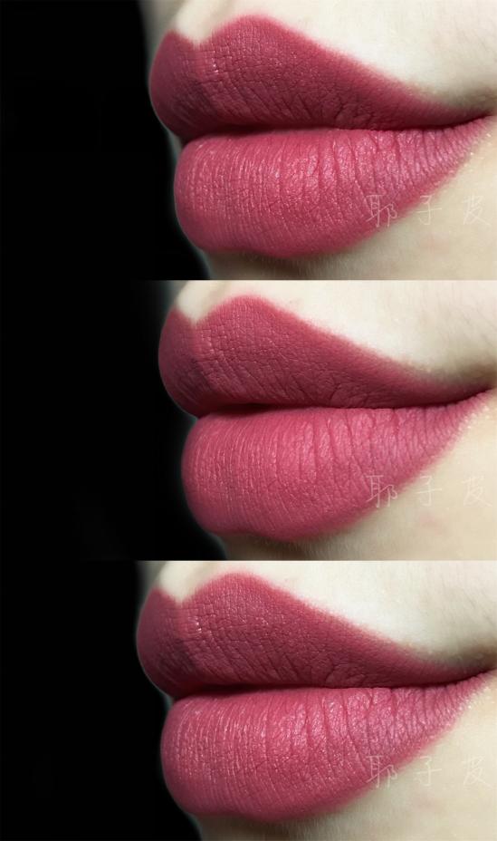 紫调豆沙色口红和红调豆沙色口红,巴黎欧莱雅161口红轻吻豆沙