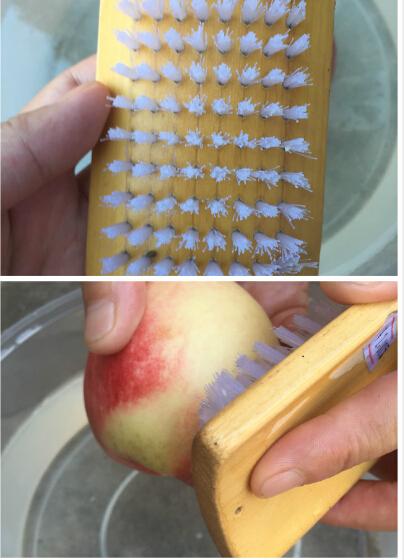 洗桃子去毛的方法,如何清洗桃子毛