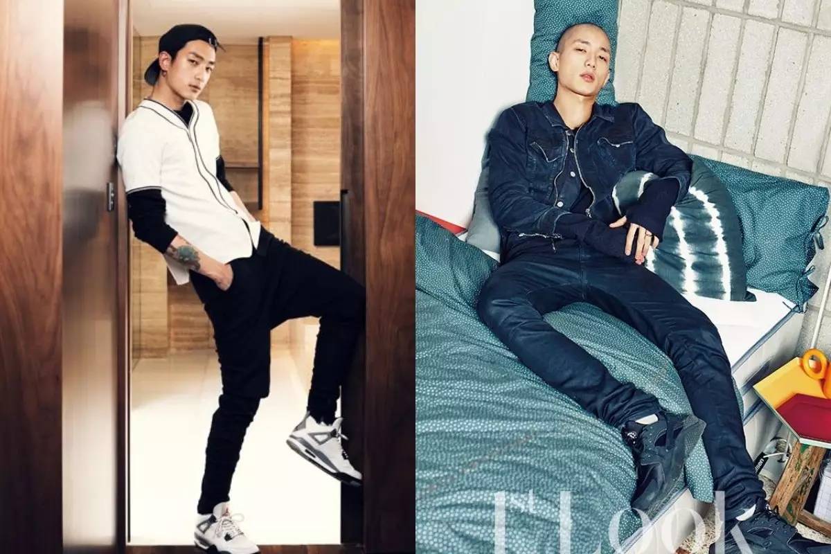 痞帅纹身寸头,寸头纹身潮男图片