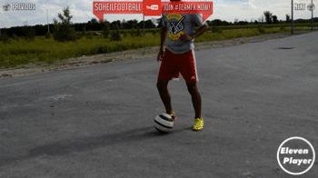 足球左扣右拨变向运球过人,足球变向摆脱技巧图解