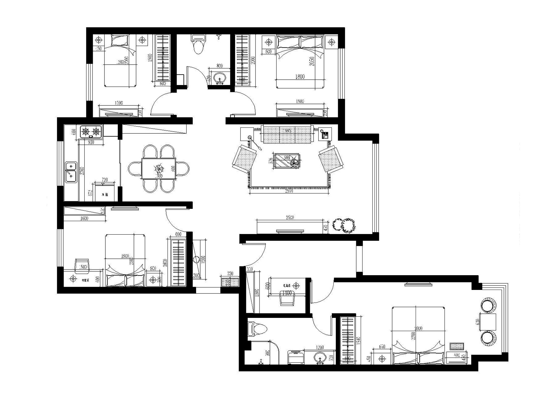 西宁小户型现代风格,西宁现代简约风装修二手房
