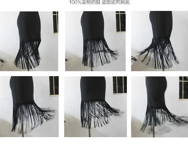 造型感十足的流苏裙,时尚又特别的流苏裙