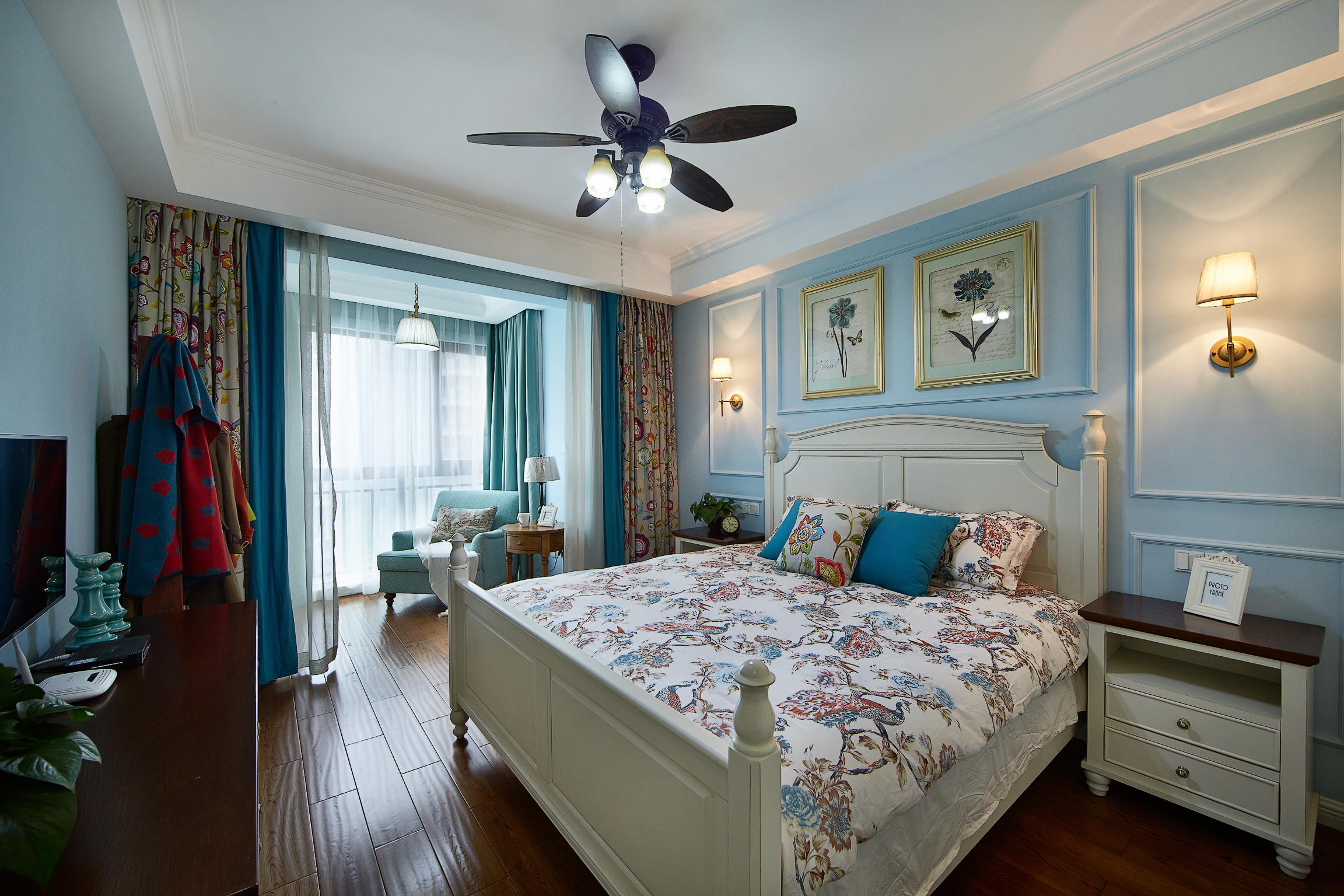 一步一风景，新乡馨华佳苑160平美式乡村风设计