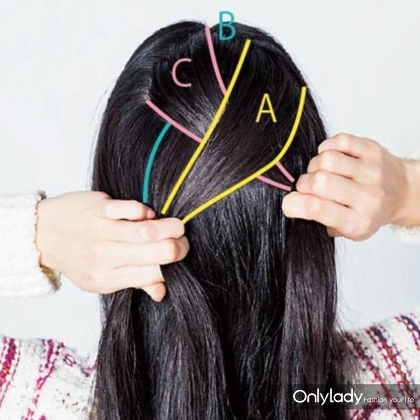 日本妹子的头发怎么扎,日本女生打理发型教程