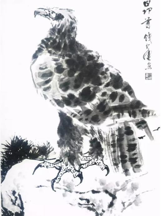 国画之鹰作品大全大图,国画大写意鹰图片大全