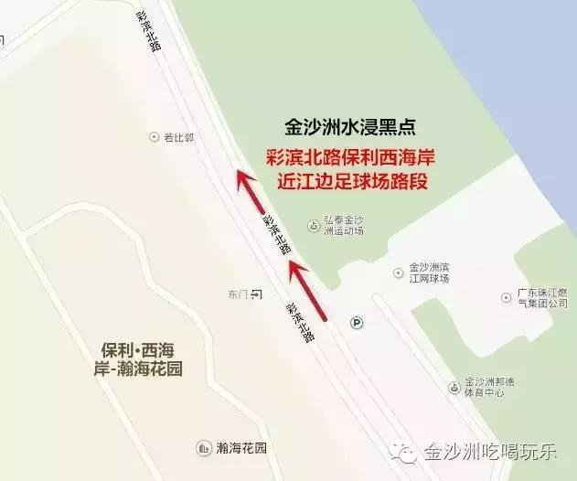 金沙洲哪里有水浸,金沙洲水浸吗