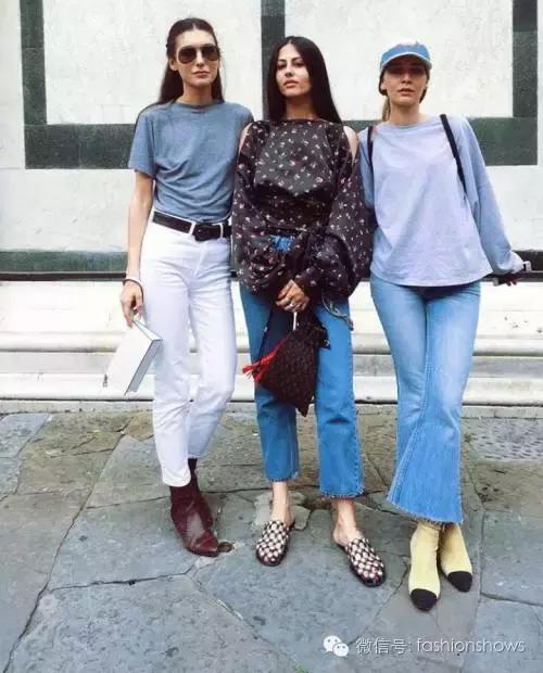 藏青色复古慵懒风套装裤子,秋冬流行趋势裤子