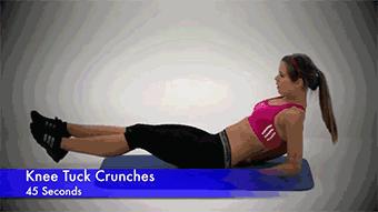 健身球卷腹动作教程,健身房练腹最好组合