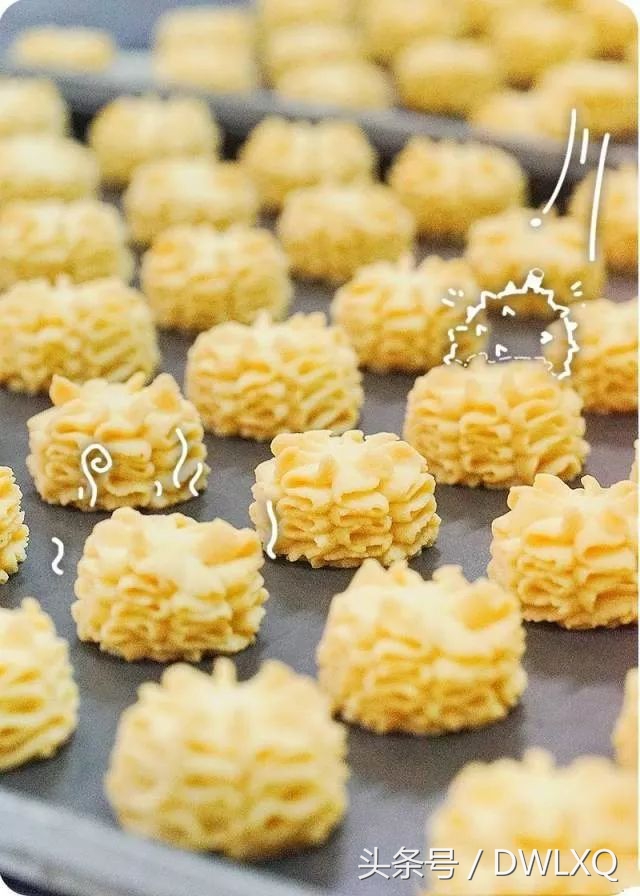 酥脆到掉渣的奶香珍妮曲奇,一口就上瘾曲奇