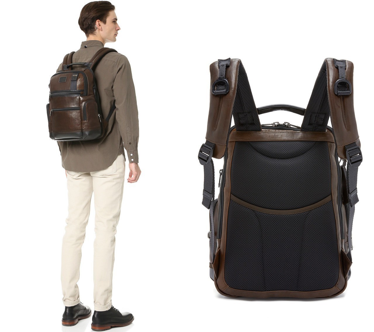 高颜值轻奢双肩包电脑背包 (时尚电脑双肩包)