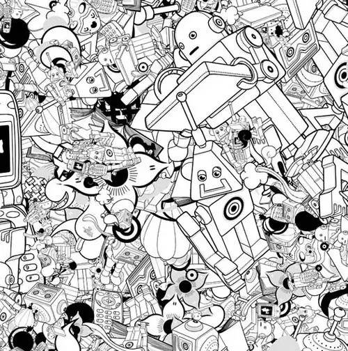 斑斓创意插画,灵动插画