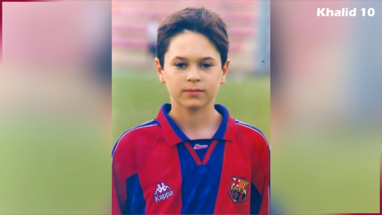 足球明星儿时的照片,足球明星小时候头像