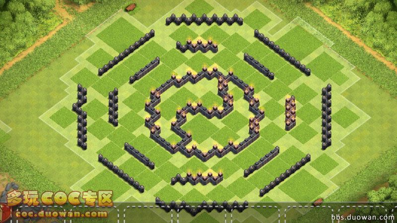 部落冲突9本公认神阵链接,部落冲突9本八卦阵解说