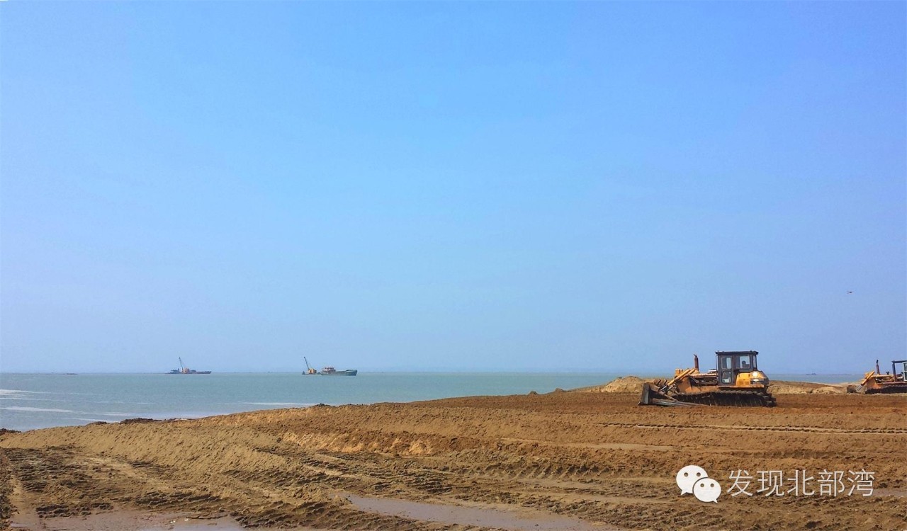 广西钦州海滨浴场,广西钦州市海滨沙滩